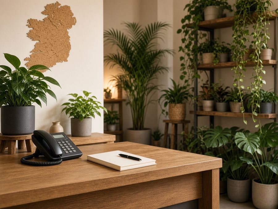 Contact desk at Stramsubsp Studio in Cork